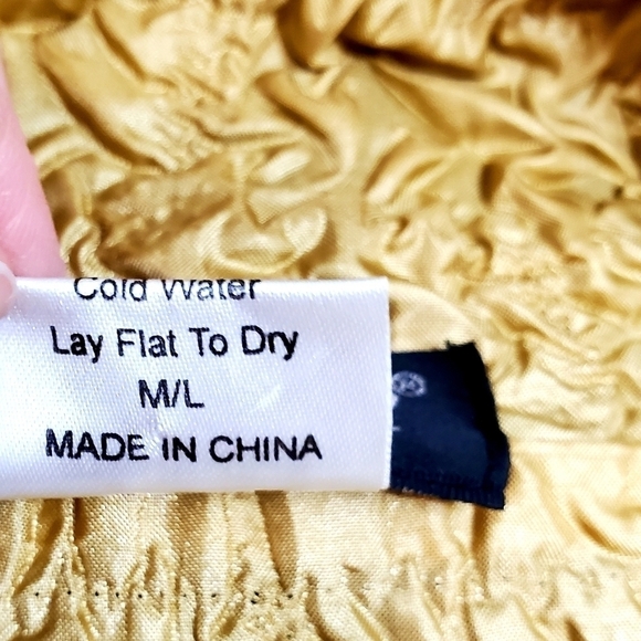 Lou Nardi Reversible Black & Gold Crinkle Jacket - Picture 8 of 8